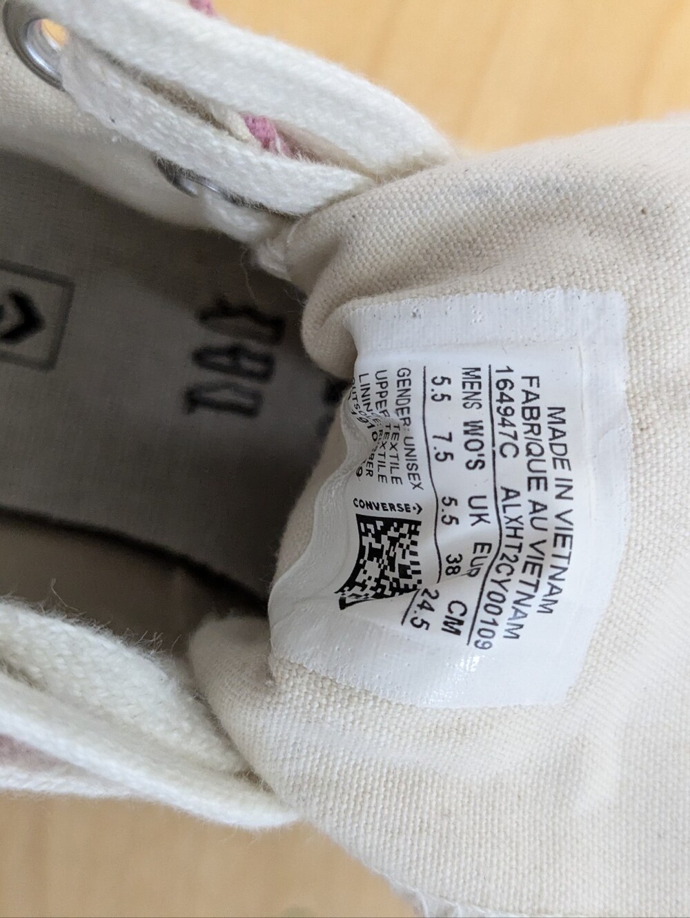 Pink High Top Converse - Picture 6 of 7